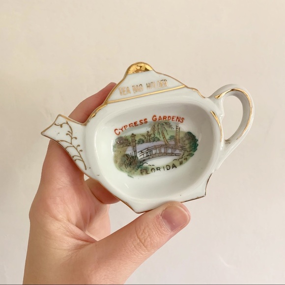 3/$20 vintage • cypress gardens tea bag souvenir